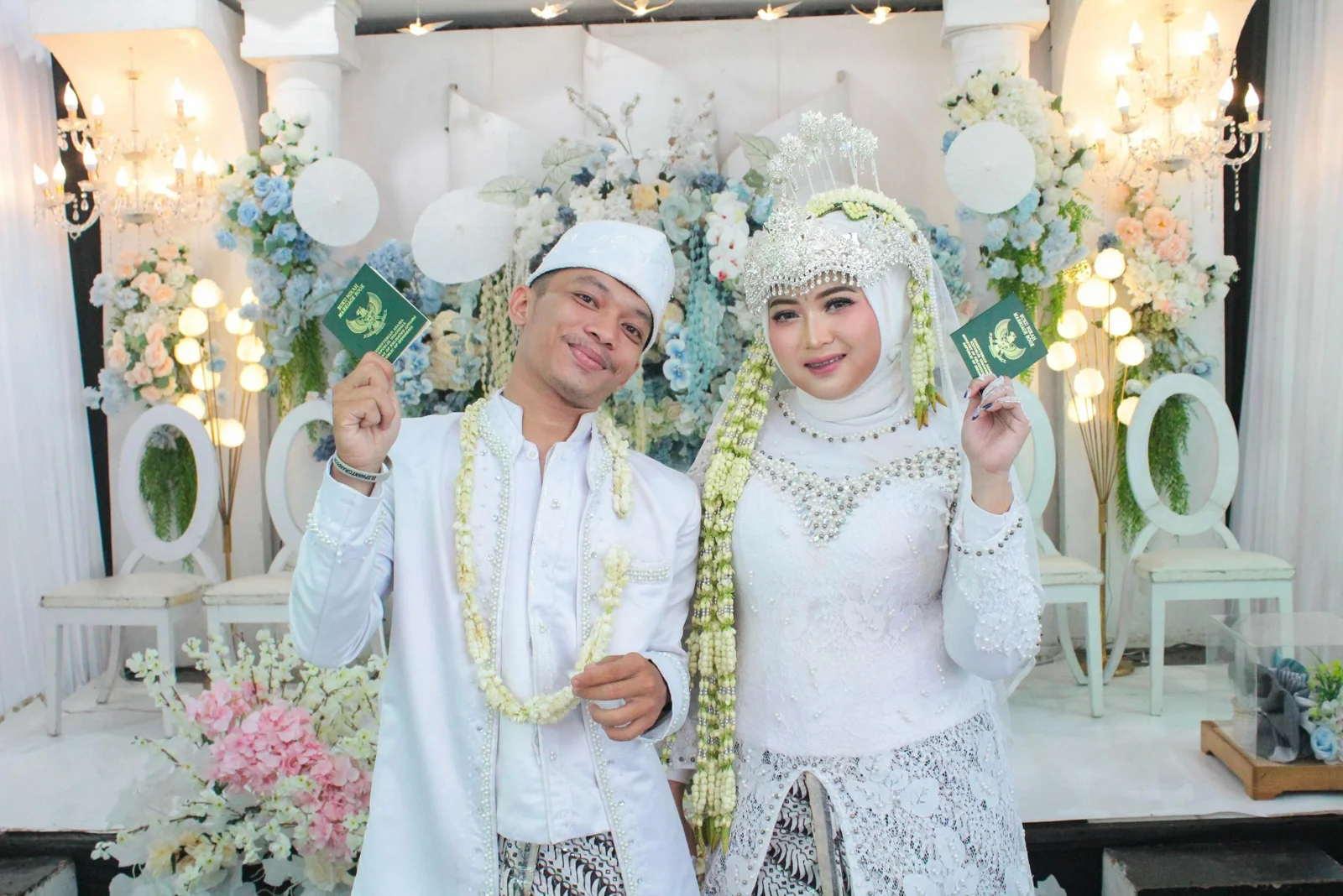 Diva dan David di pelaminan, dari portofolio Satu Detik